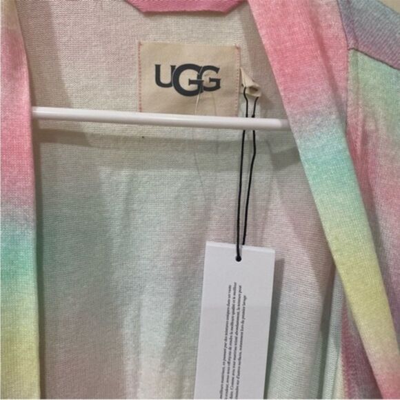 NWT Ugg multicolored robe with belt size small - Picture 5 of 9